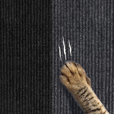 দুধ সাদা ছাঁটাইযোগ্য স্ব-আঠালো ক্যাট স্ক্র্যাচিং মাদুর পদক্ষেপ সুরক্ষার জন্য