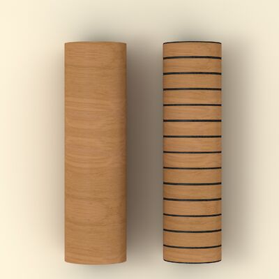 স্ব আঠালো নমনীয় কাঠ শস্য গ্রিল প্যানেল ছোট পাবলিক জায়গা সজ্জা জন্য