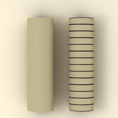 অফিস বিল্ডিং সজ্জার জন্য দাগ-প্রতিরোধী IXPE সফট স্ল্যাট গ্রিল বোর্ড ওয়ালপেপার