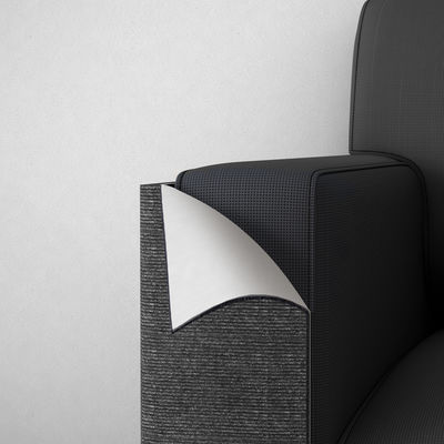 Black Self-Adhesive Cat Scratching Carpet For Wooden Cat Trees Protection